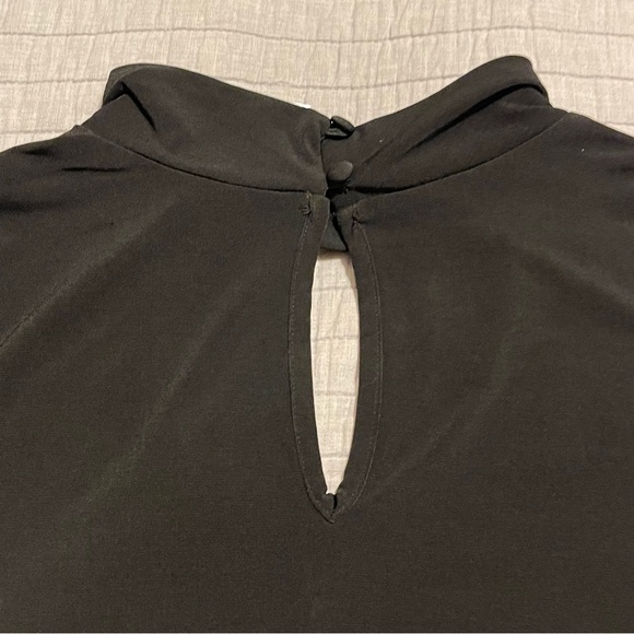 Torrid Black Studio Knit Choker Neck Top Size 0 Large 12 - Picture 12 of 14